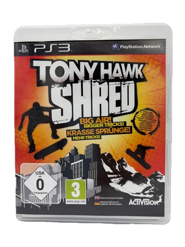 Tony hawk shred ps3 manuale - ps3,