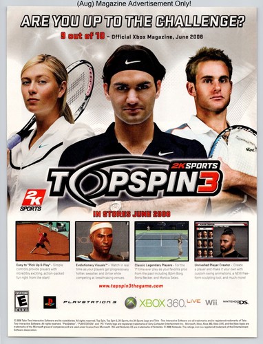 Top spin tennis - top, 3